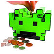 Space Invaders Electronic Talking Bank